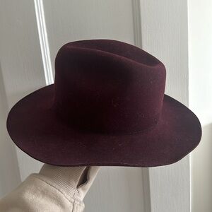 Maroon Western Hat